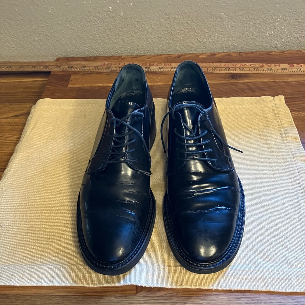 Via Spiga Black Leather Oxford Shoes size 8.5 / 9 women’s